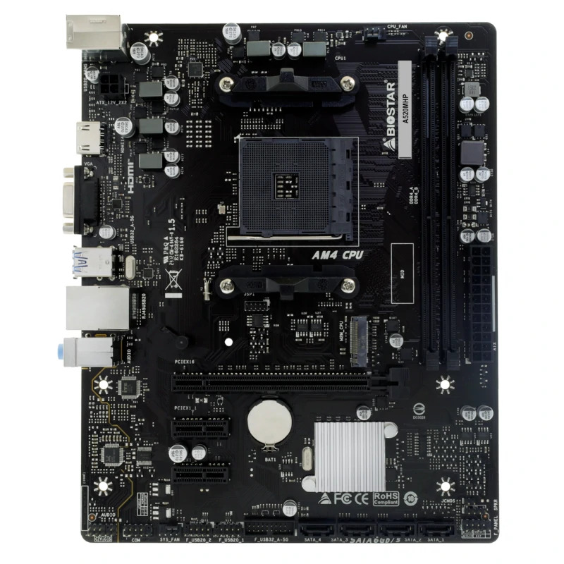 PLACA BASE BIOSTAR AM4 A520MHP MATX