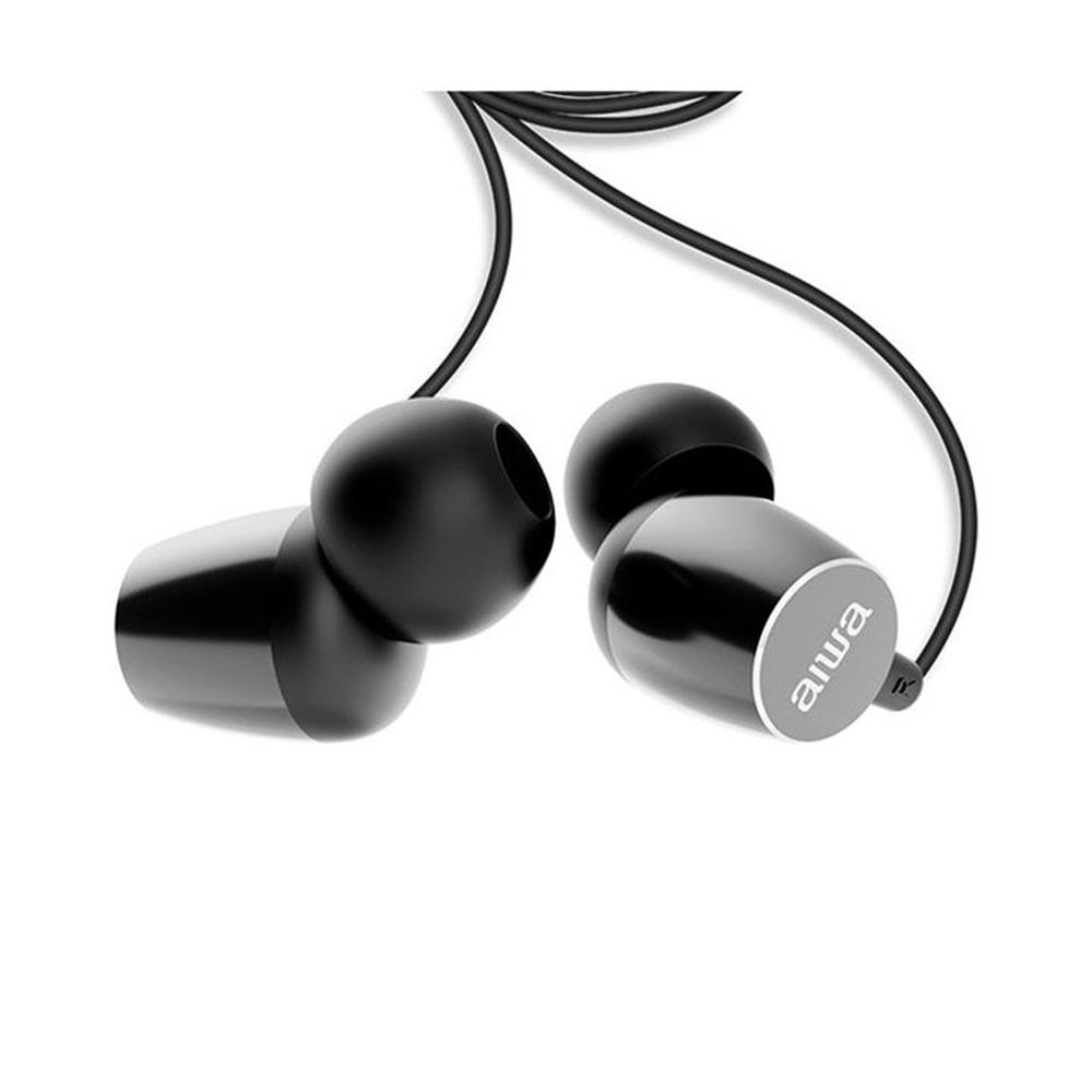 AURICULAR AIWA ESTM-30SL JACK 3.5MM NEGRO/PLATA
