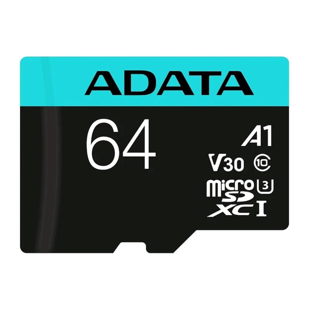 TARJETA MEMORIA MICRO SD ADATA 64GB CL10 + ADAPTADOR SD