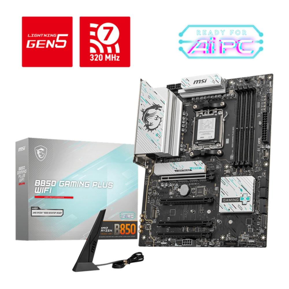 PLACA BASE MSI B850 GAMING PLUS WIFI ATX