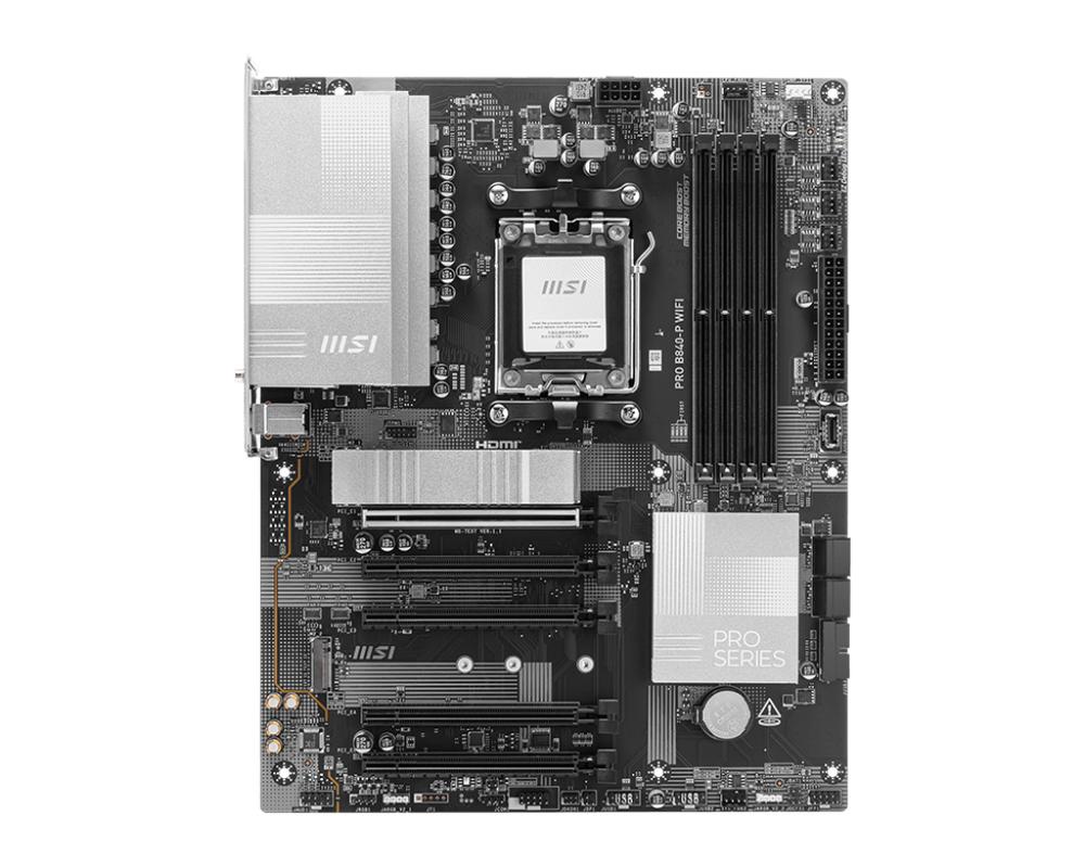 PLACA BASE MSI PRO B840-P AM5 WIFI ATX/ 4X DDR5/  3X USB 3.2/ 1X USB TIPO C