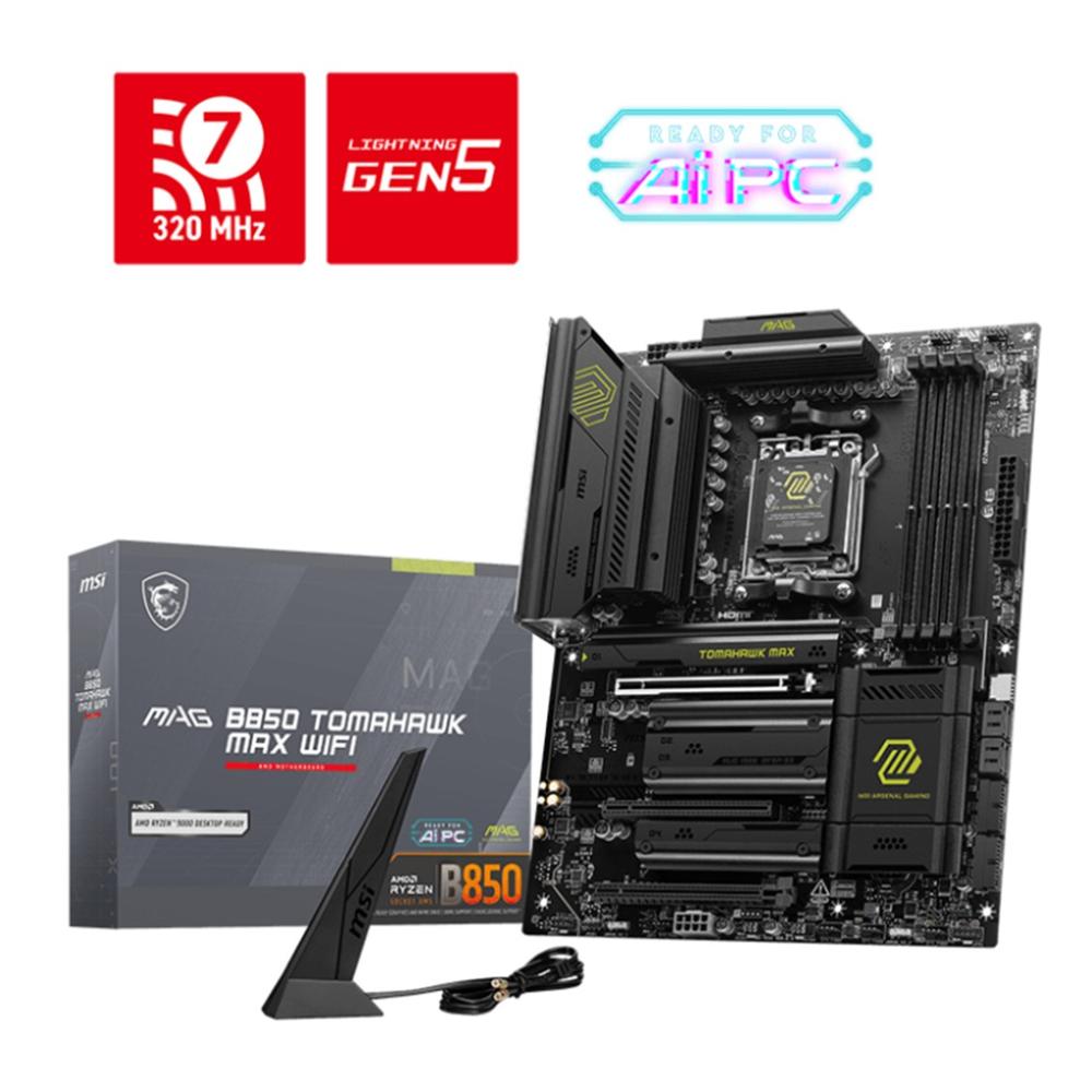 PLACA BASE MSI MAG B850 TOMAHAWK MAX WIFI ATX AM5