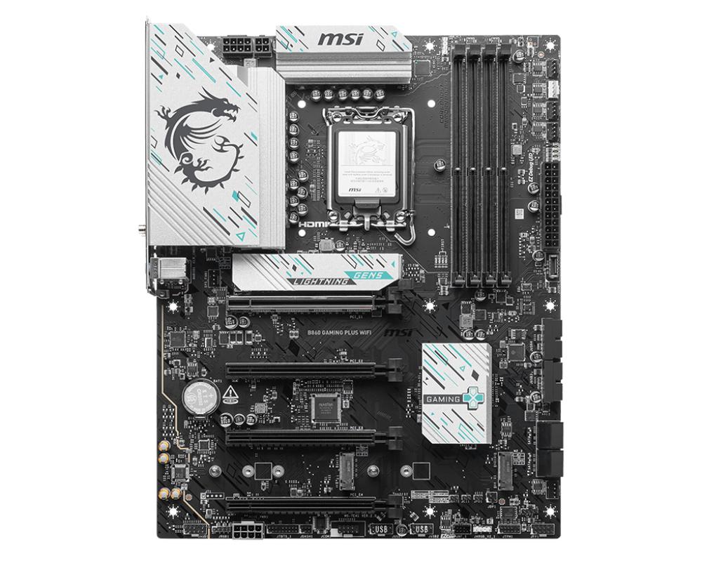 PLACA BASE MSI B860 GAMING PLUS WIFI ATX/ 4X DDR5/ 4X SATA 6GB/S LGA 1851