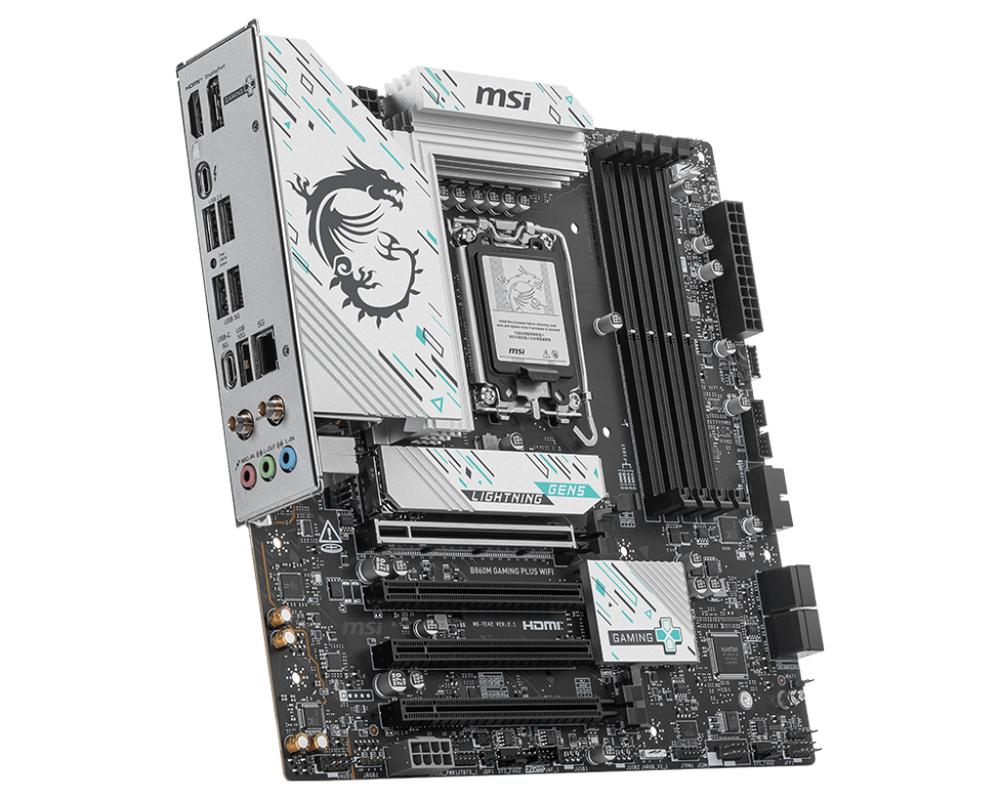 PLACA BASE MSI B860M GAMING PLUS WIFI MATX DDR5 LGA 1851
