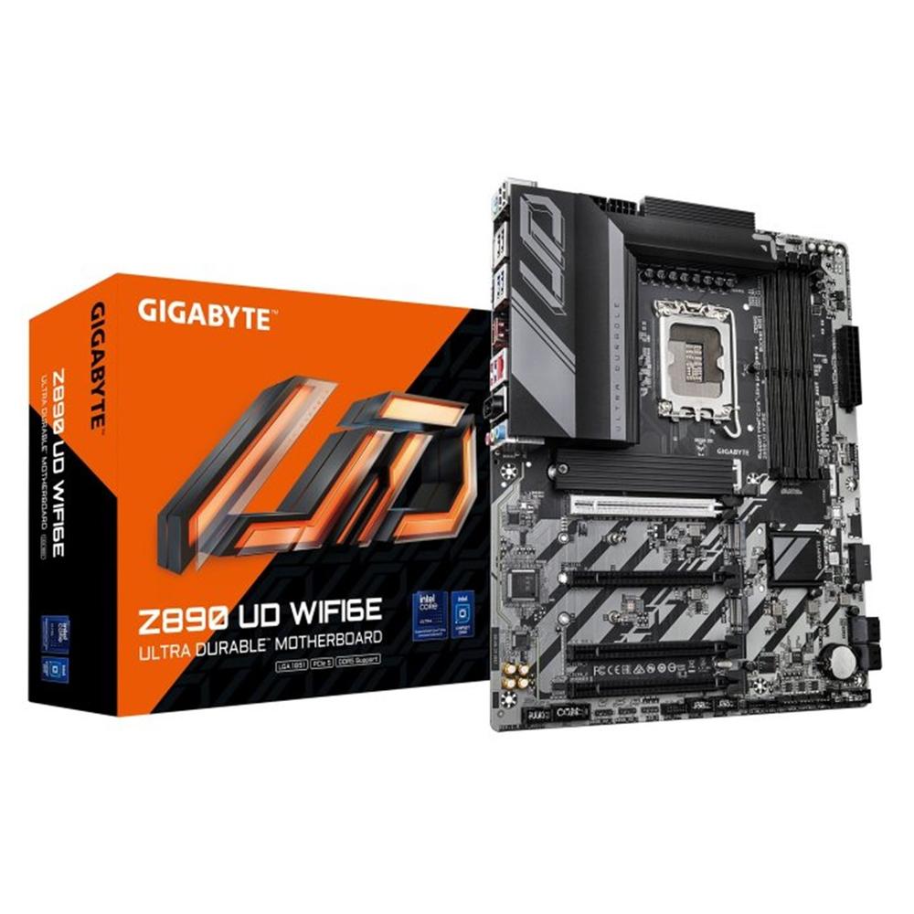 PLACA BASE GIGABYTE Z890 UD WIFI6E ATX/ 4X DDR5/ 4X SATA3 LGA 1851