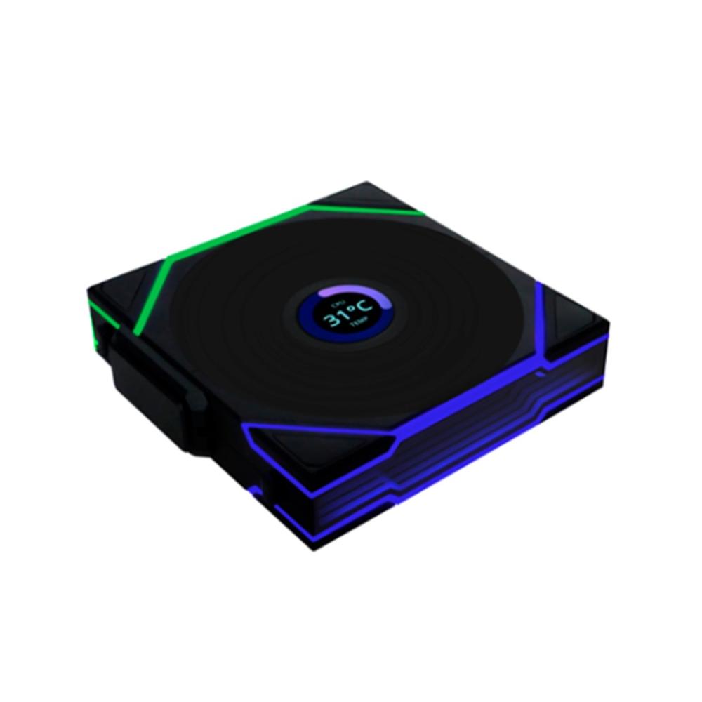 VENTILADOR CAJA LIAN LI UNIFAN TL-LCD WIRELESS ARGB 3 X 120MM BLACK