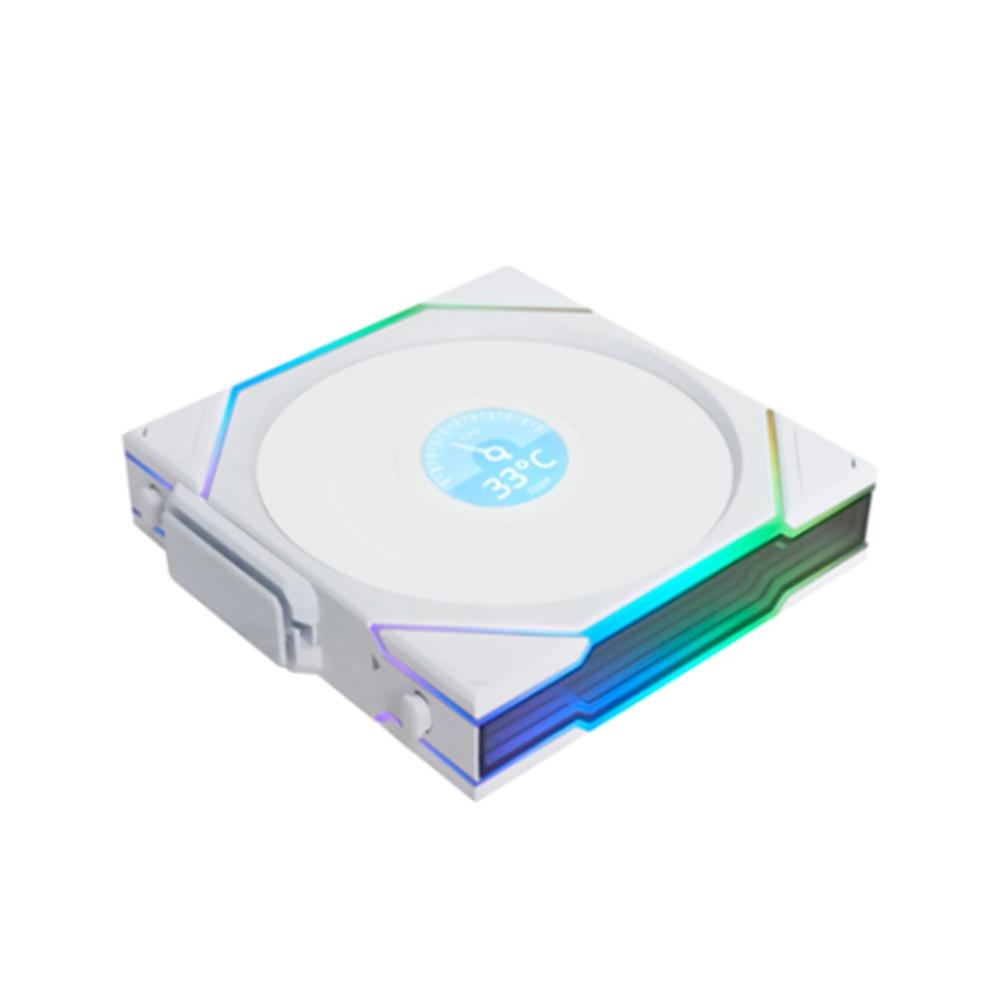 VENTILADOR CAJA LIAN LI UNIFAN TL-LCD WIRELESS ARGB 120MM WHITE