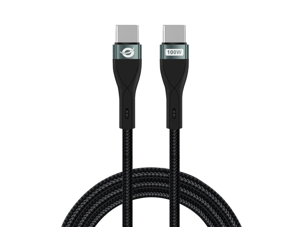 CABLE USB-C CONCEPTRONIC  MACHO - MACHO 2M PD 3.0 100W 20V 5A 480MBPS E-MARK