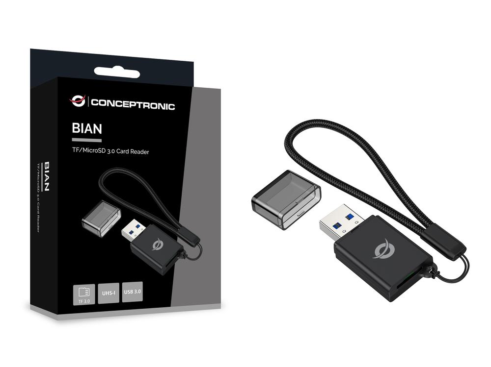 LECTOR DE TARJETAS USB 3.0 CONCEPTRONIC BIAN07B MICROSD/ TFLASH