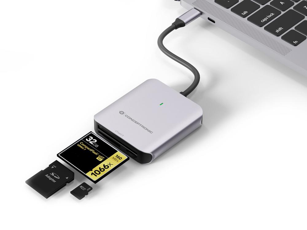 LECTO DE TARJETAS USB TIPO C CONCEPTRONIC BIAN09G