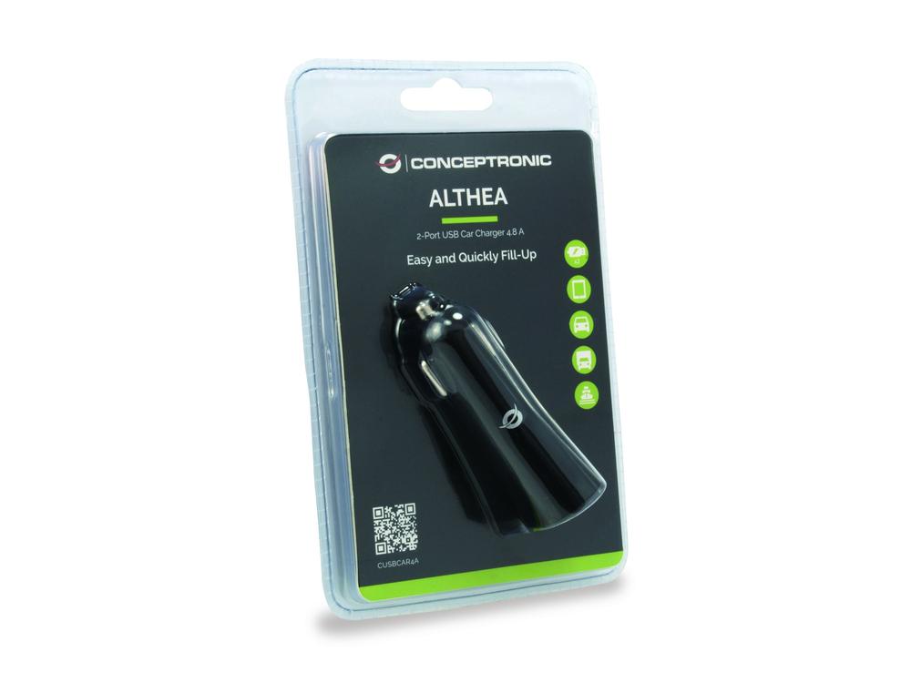 CARGADOR DE COCHE CONCEPTRONIC CUSBCAR4A 2X USB TIPO A