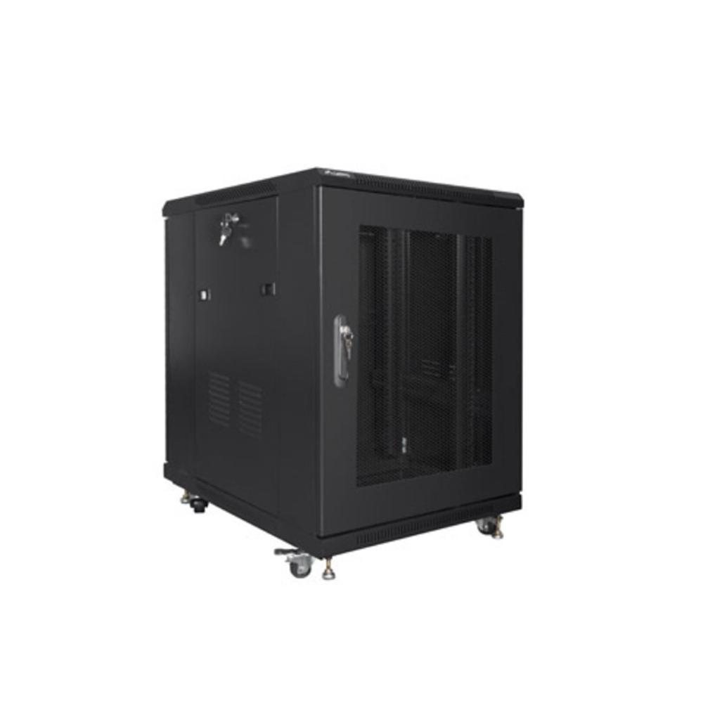 ARMARIO RACK LANBERG 19" 15U / 600X800 FLAT PACK NEGRO PUERTA MALLA