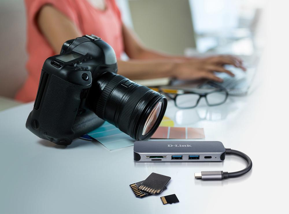 HUB D-LINK USB TIPO C 6 EN 1