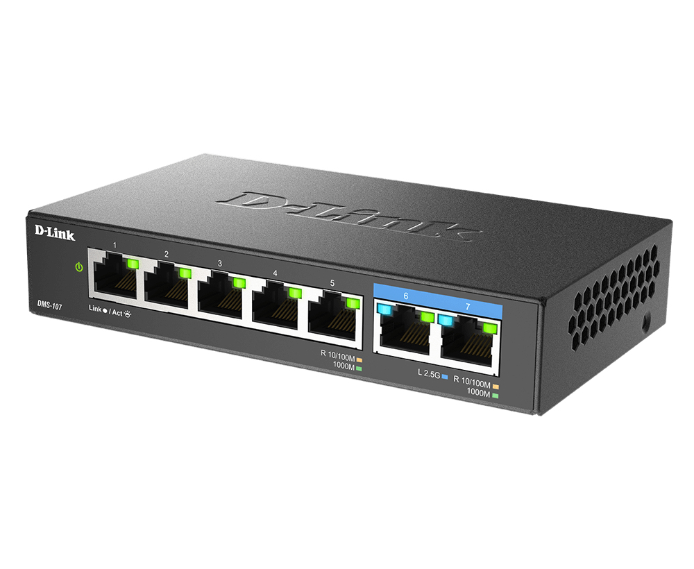 SWITCH D-LINK DMS-107 7 PUERTOS