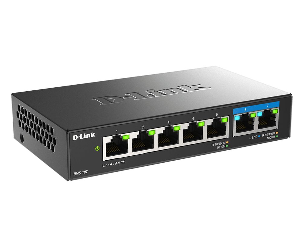 SWITCH D-LINK DMS-107 7 PUERTOS