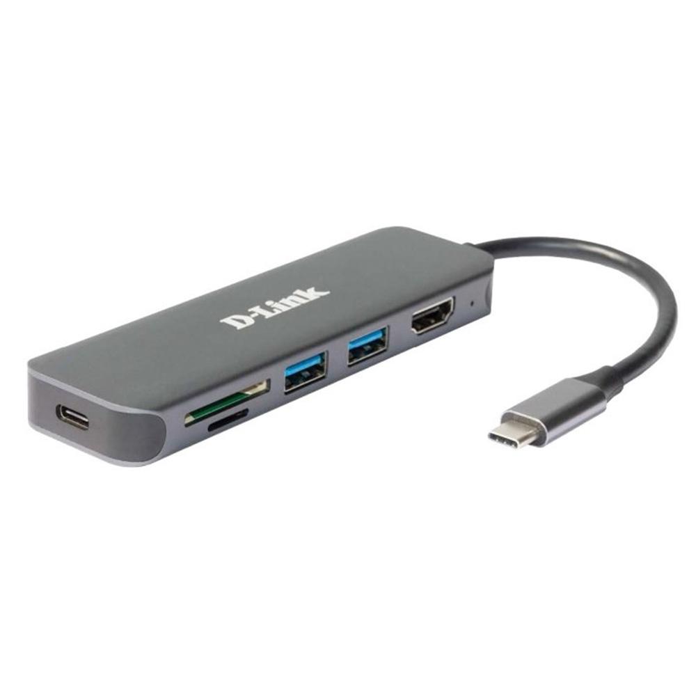 DOCKING D-LINK USB TIPO C 6 EN 1