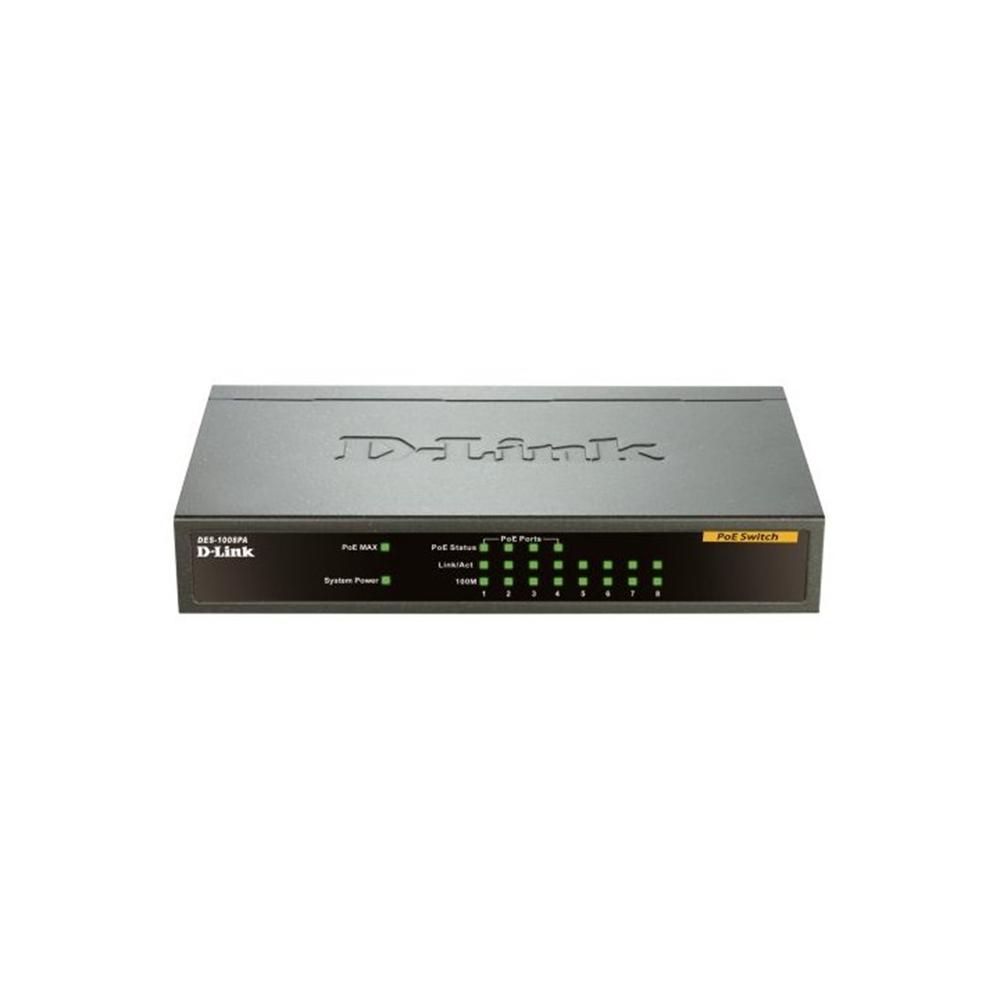 SWITCH D-LINK DES-1008PA 8 PUERTOS