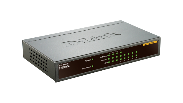 SWITCH D-LINK DES-1008PA 8 PUERTOS