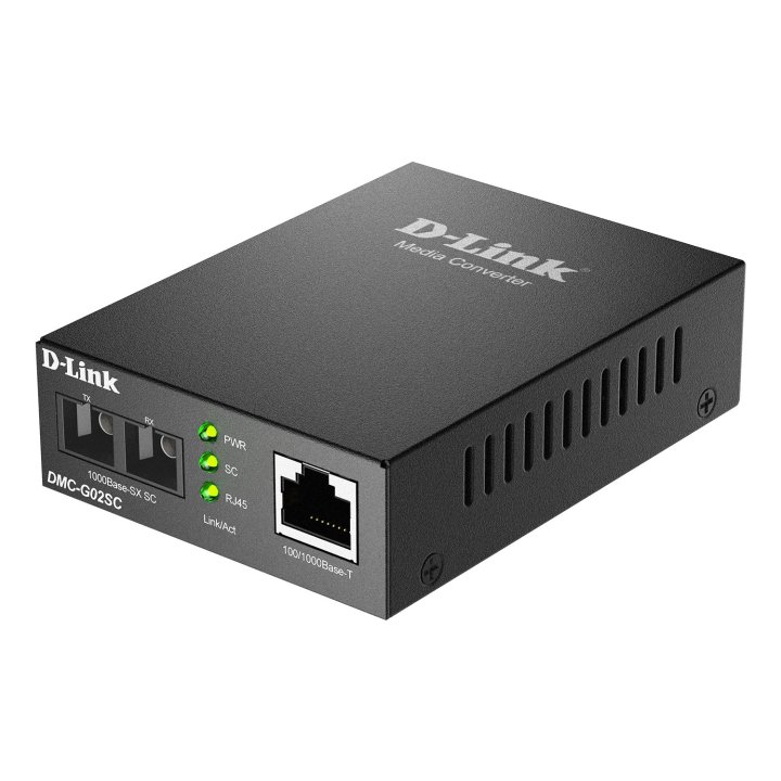 CONVERTIDOR DE MEDIOS MULTIMODO D-LINK DMC-G02SC