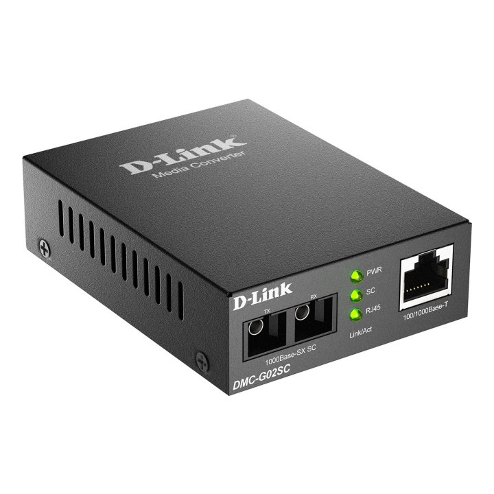 CONVERTIDOR DE MEDIOS MULTIMODO D-LINK DMC-G02SC