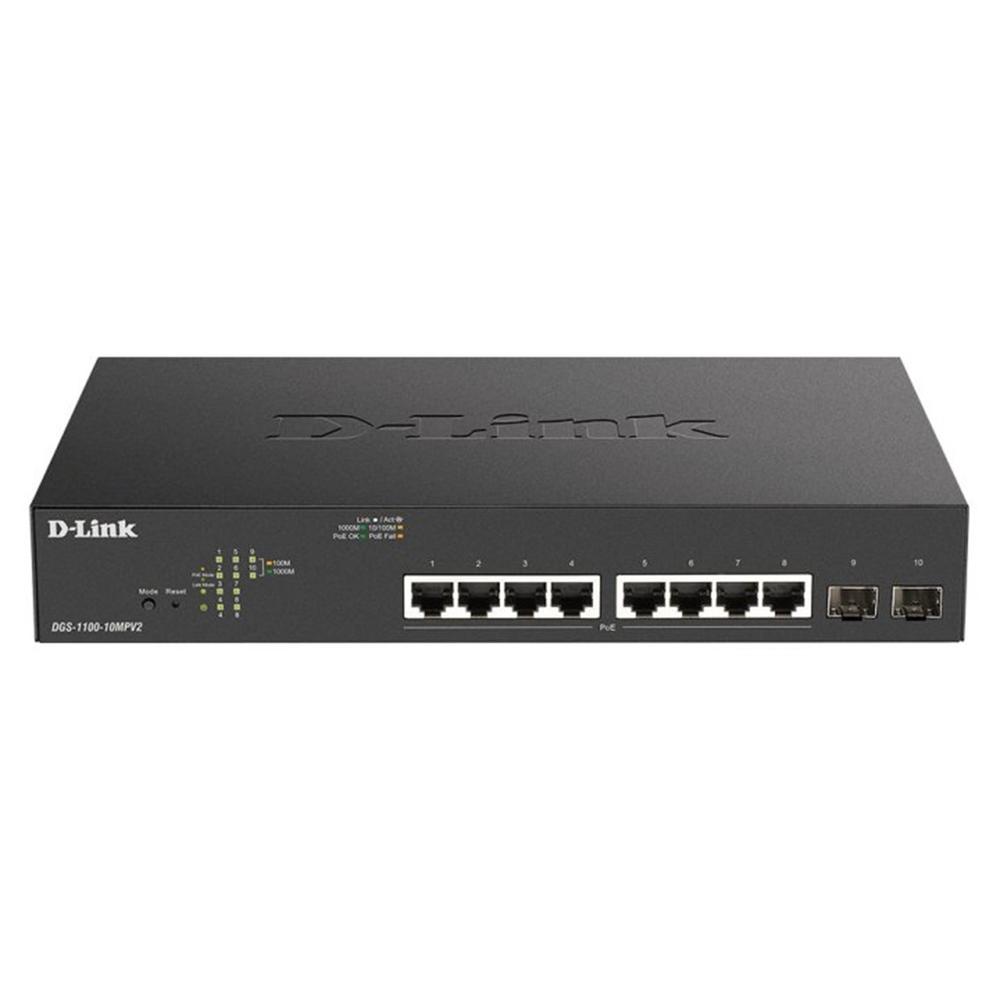 SWITCH D-LINK DGS-1100-10MPV2/E 10 PUERTOS