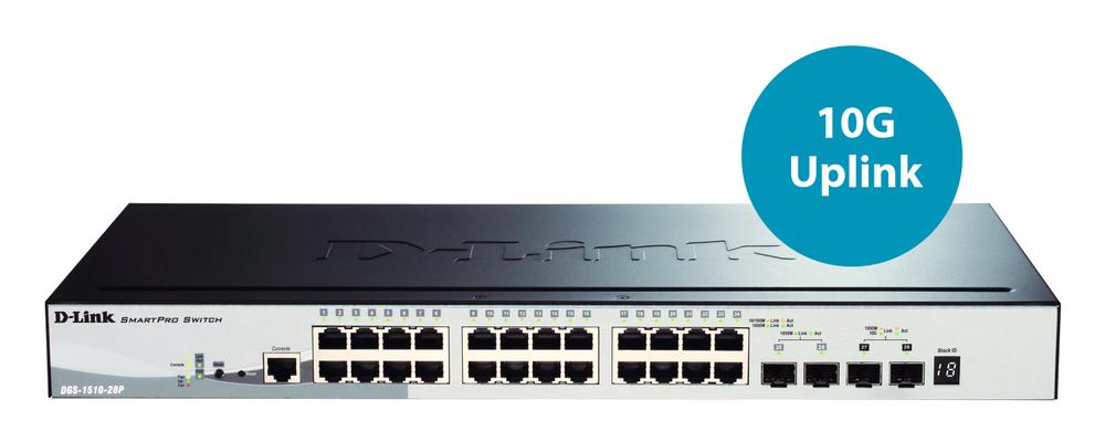 SWITCH D-LINK DGS-1510-28P/E 28 PUERTOS