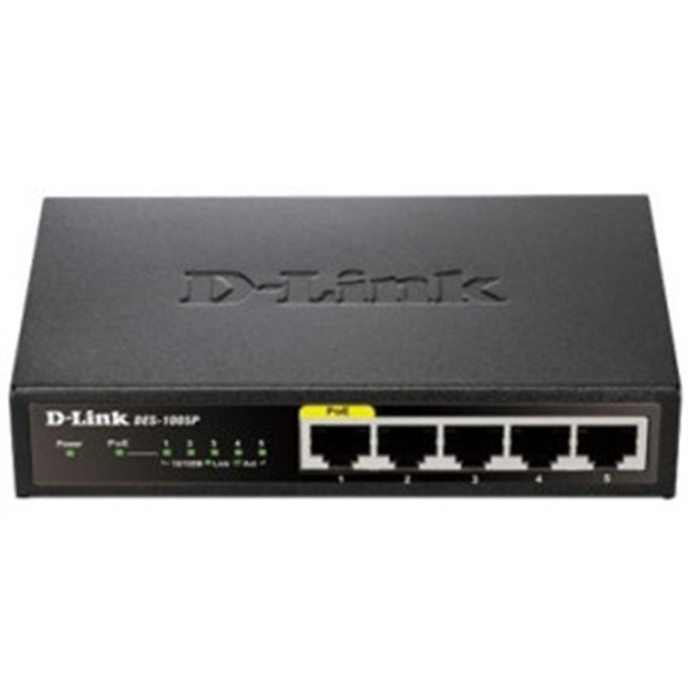 SWITCH D-LINK DES-1005P 5 PUERTOS