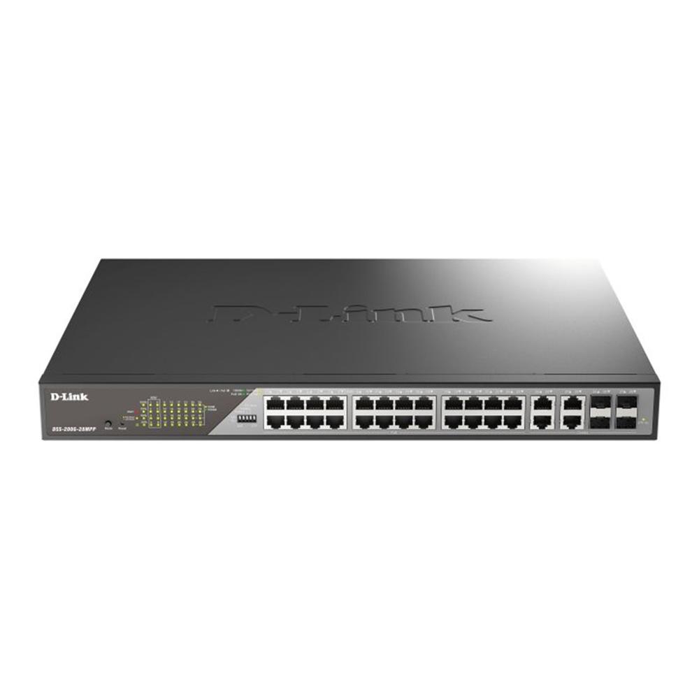 SWITCH D-LINK DSS-200G-28MPP 28 PUERTOS