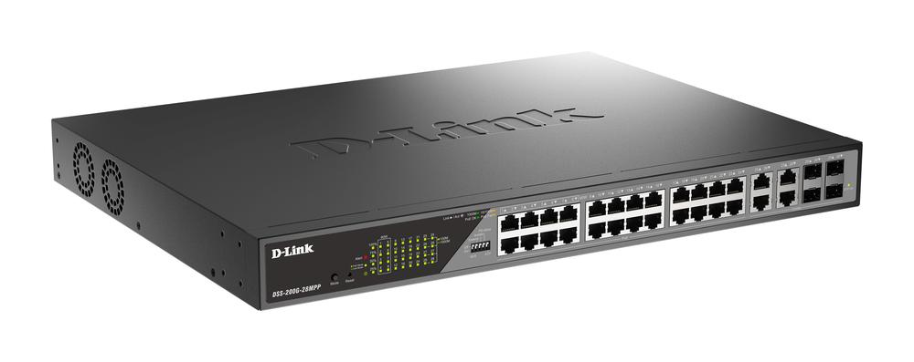 SWITCH D-LINK DSS-200G-28MPP 28 PUERTOS