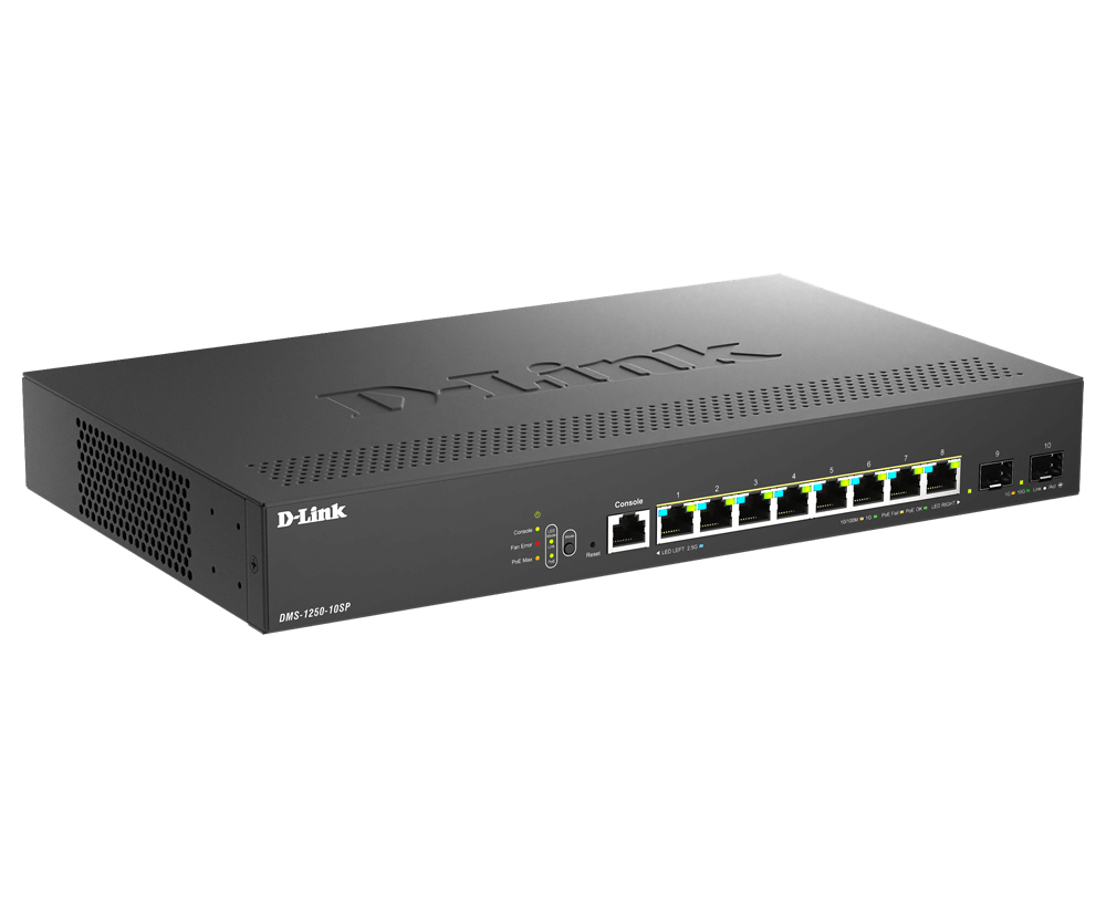 SWITCH D-LINK DMS-1250-10SP 10 PUERTOS