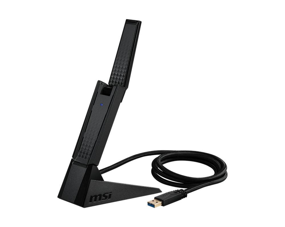 ADAPTADOR WIFI6E USB MSI GUAXE54 AXE5400