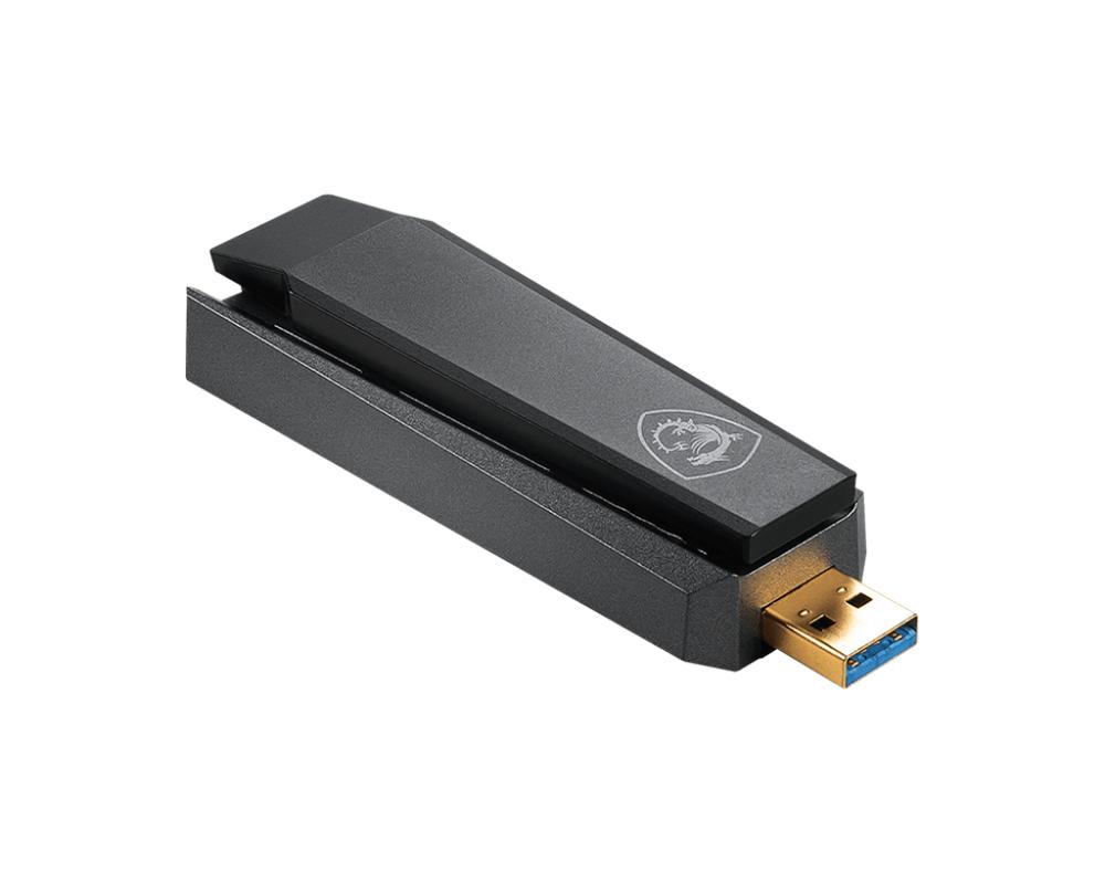 ADAPTADOR WIFI6 USB MSI GUAX18 AX1800