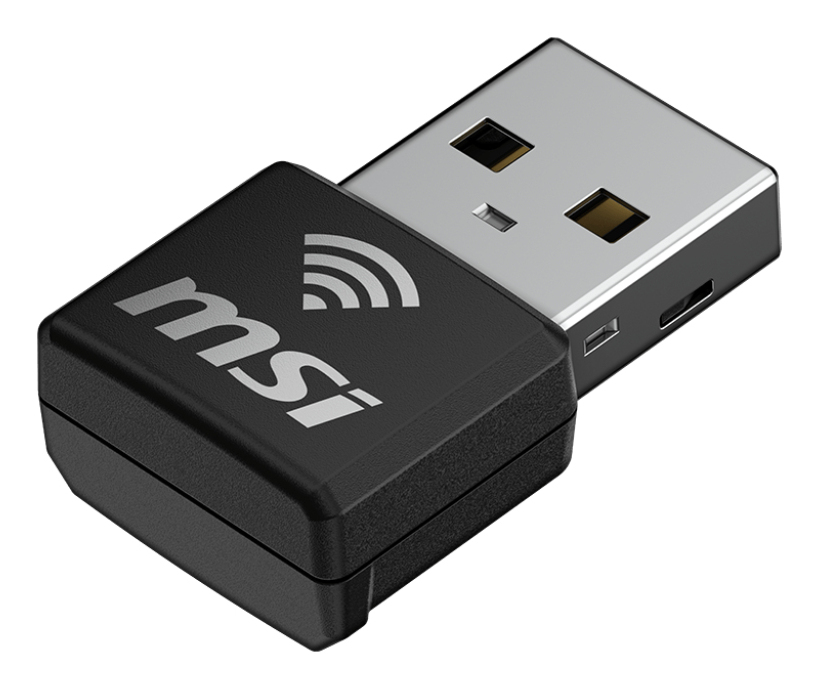 NANO ADAPTADOR WIFI6 USB MSI GUAX18N AX1800
