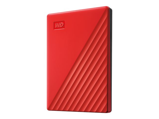 DISCO DURO EXTERNO HDD WD WESTERN DIGITAL 2TB MY PASSPORT USB 3.2 ROJO