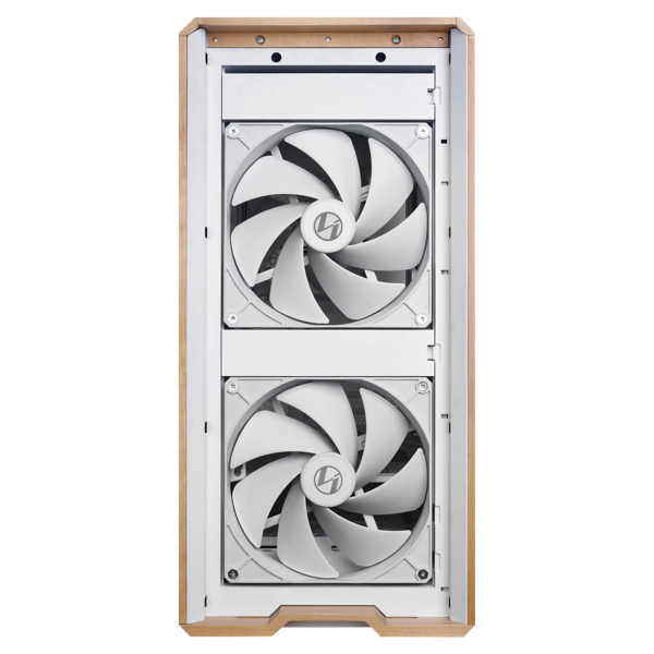 CAJA ORDENADOR GAMING LIAN LI LANCOOL 217 ATX CRISTAL TEMPLADO MADERA BLANCA