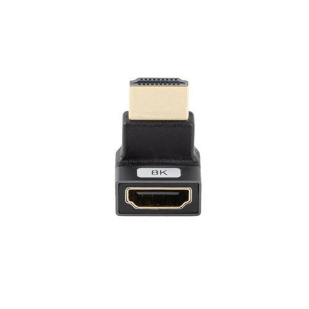 ADAPTADOR HDMI 8K LANBERG MACHO-HEMBRA ANGULO ARRIBA