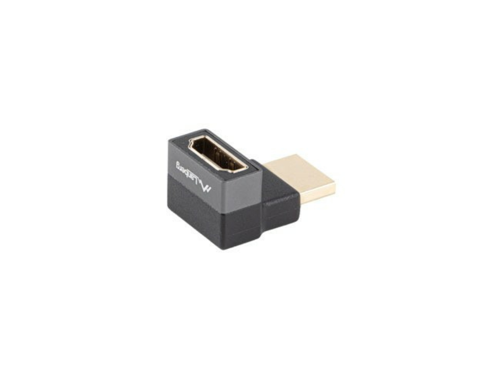 ADAPTADOR HDMI 8K LANBERG MACHO-HEMBRA ANGULO ARRIBA