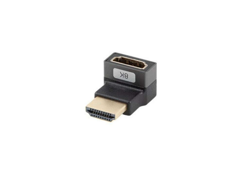 ADAPTADOR HDMI 8K LANBERG MACHO-HEMBRA ANGULO ARRIBA
