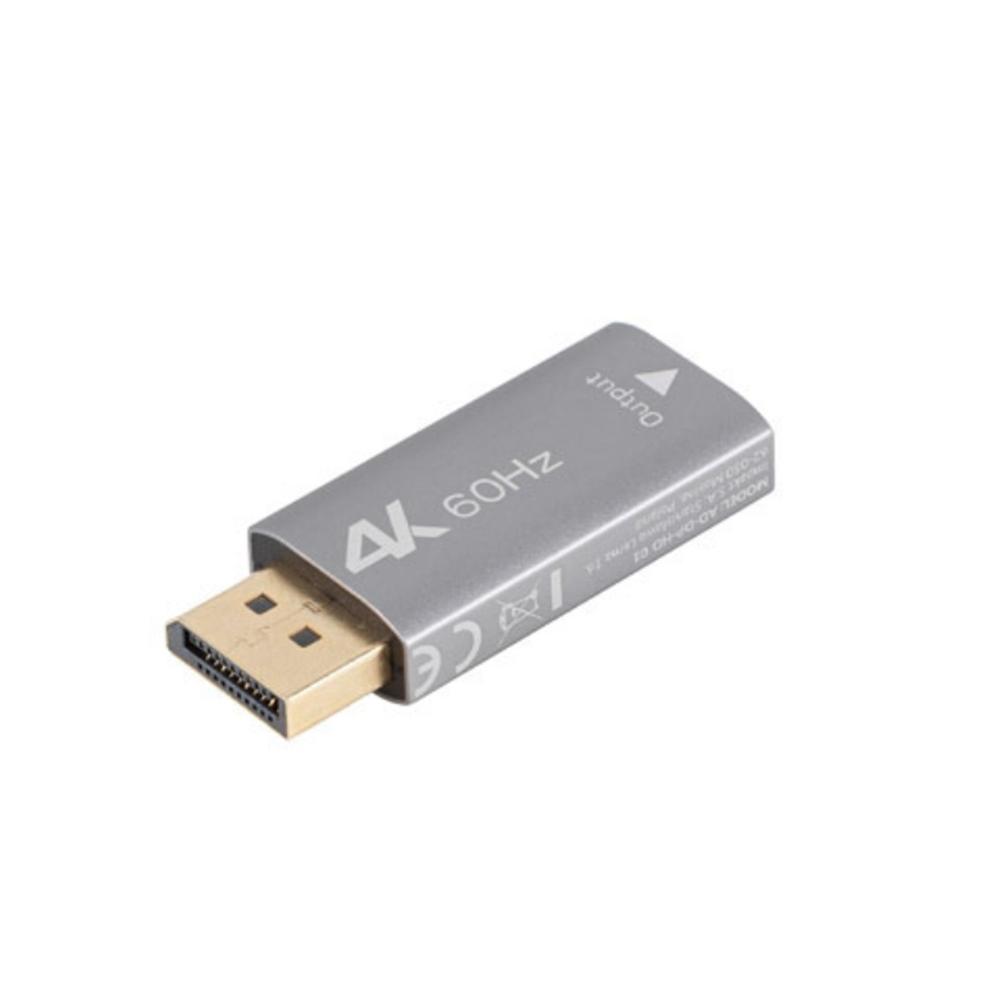 ADAPTADOR 4K DISPLAYPORT A HDMI LANBERG MACHO-HEMBRA