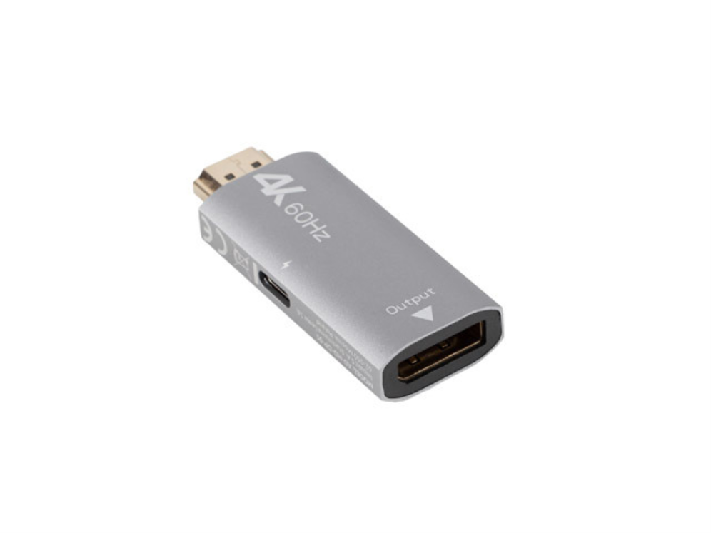 ADAPTADOR 4K HDMI A DISPLAYPORT LANBERG MACHO-HEMBRA