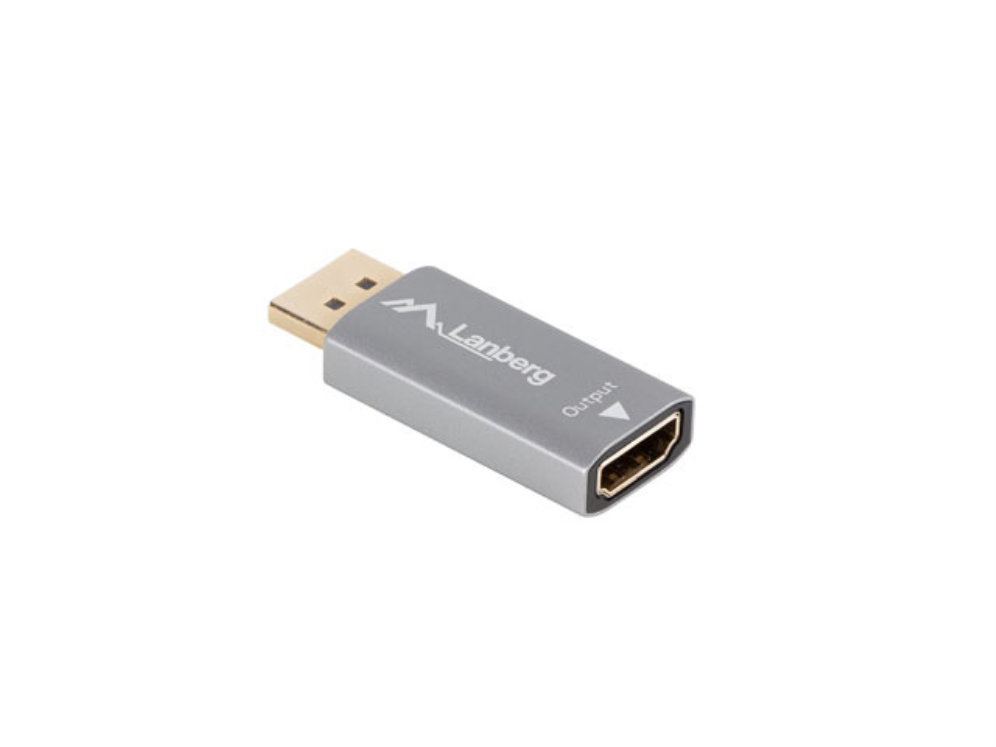 ADAPTADOR 8K DISPLAYPORT A HDMI LANBERG MACHO-HEMBRA