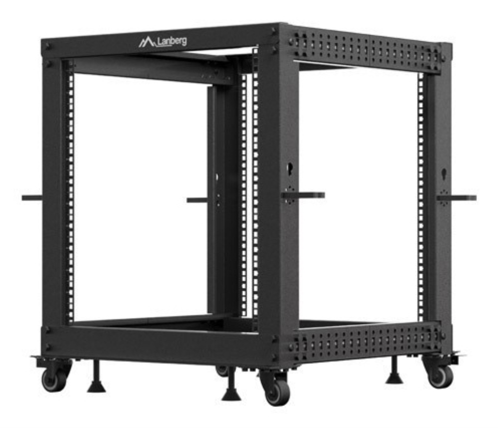 ARMARIO LANBERG ABIERTO RACK 19" 12U/ 600X600 NEGRO
