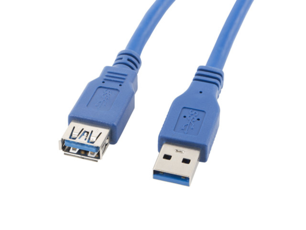CABLE ALARGADOR LANBERG USB 3.0 MACHO- HEMBRA/ 3M AZUL