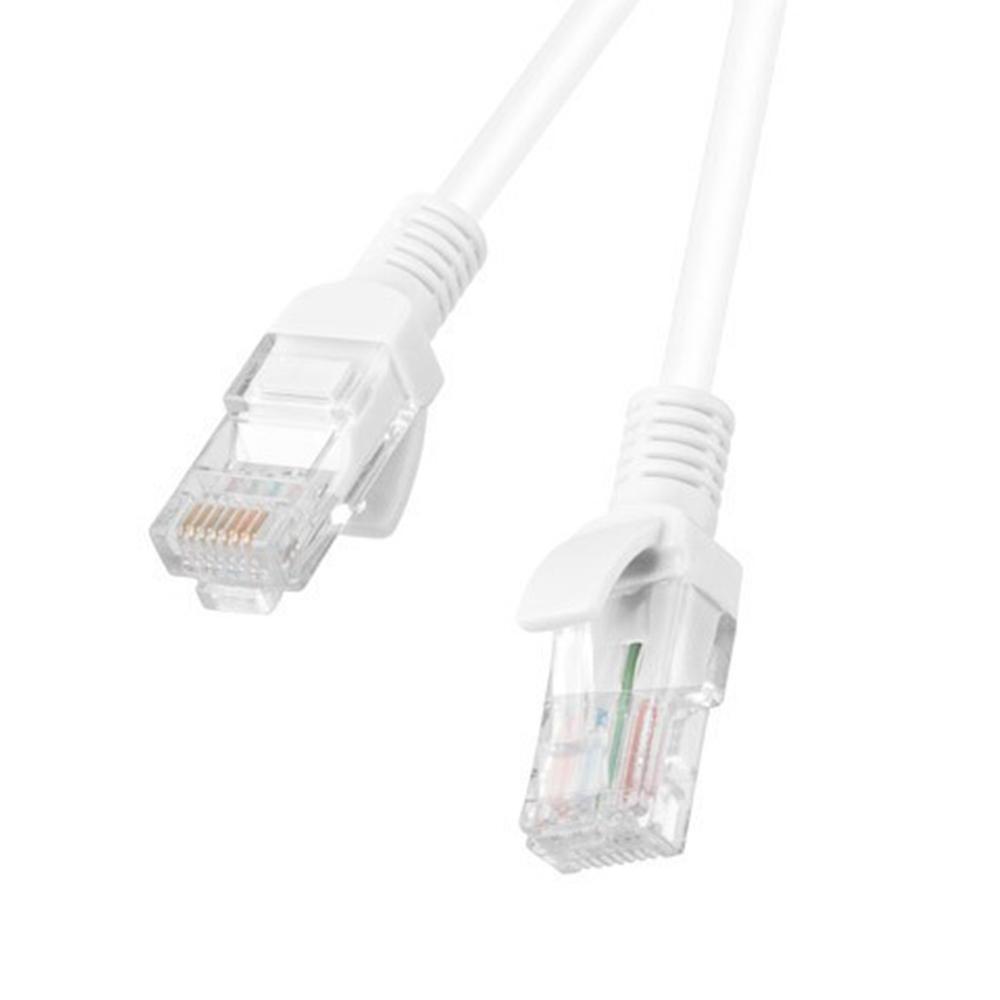 CABLE RED LANBERG LATIGUILLO CAT.6 U/UTP 5M BLANCO FLUKE PASSED