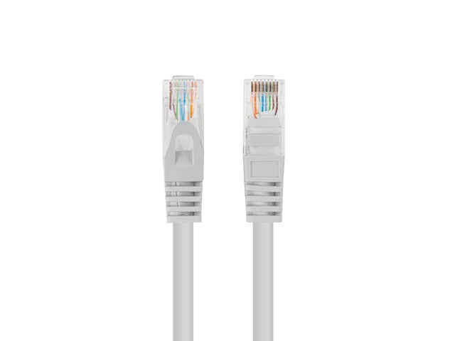 CABLE RED LANBERG LATIGUILLO CAT.6 U/UTP 7.5M GRIS FLUKE PASSED