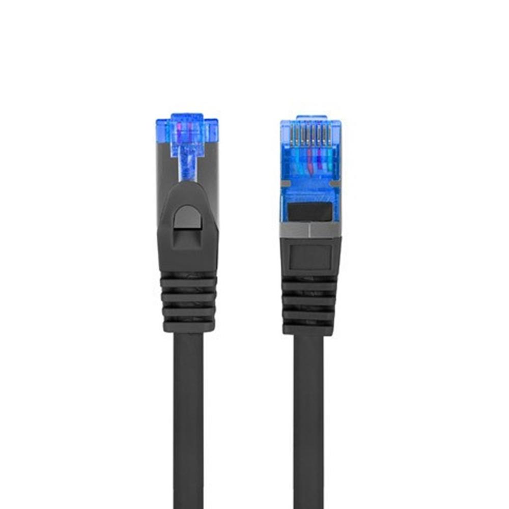 CABLE RED LANBERG LATIGUILLO CAT.6A S/FTP LSZH CCA 20M NEGRO FLUKE PASSED