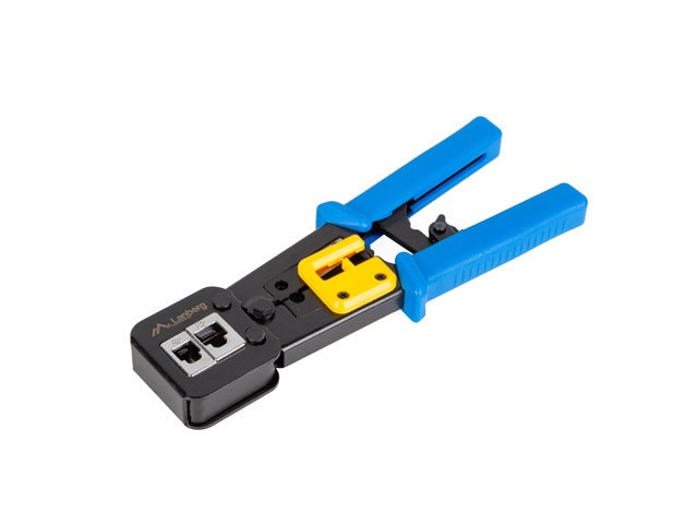 CRIMPADORA LANBERG PASS THROUGH RJ45/RJ11/RJ12