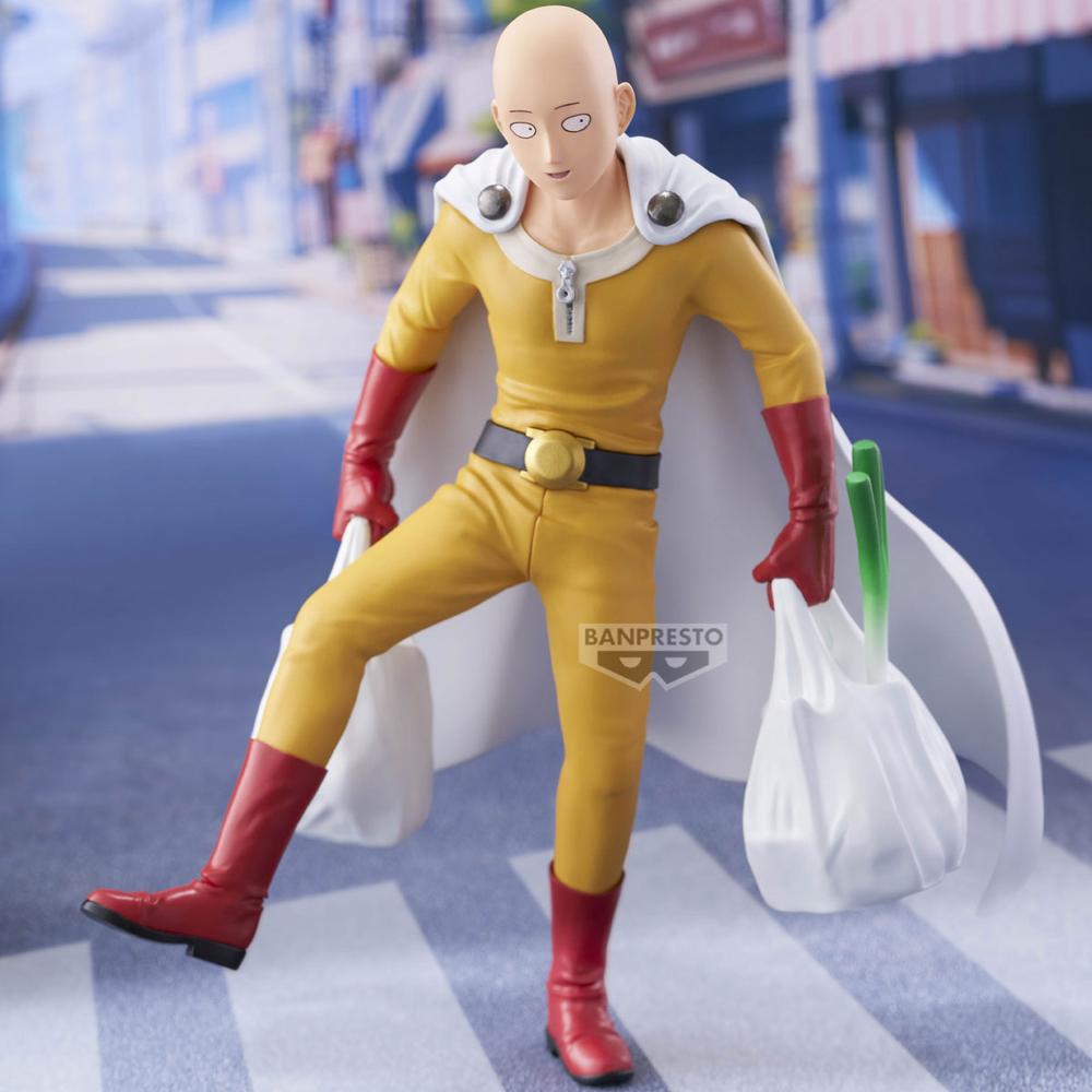 FIGURA BANPRESTO ONE PUNCH MAN ONE PUNCH LIFE SAITAMA 20CM