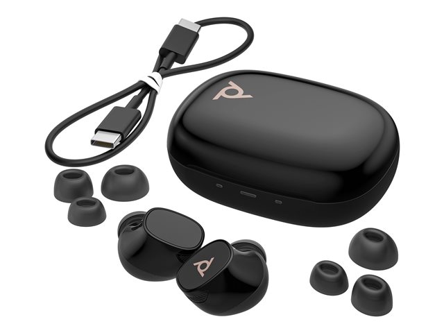 AURICULARES POLY VOYAGER FREE 20 INALAMBRICO NEGRO