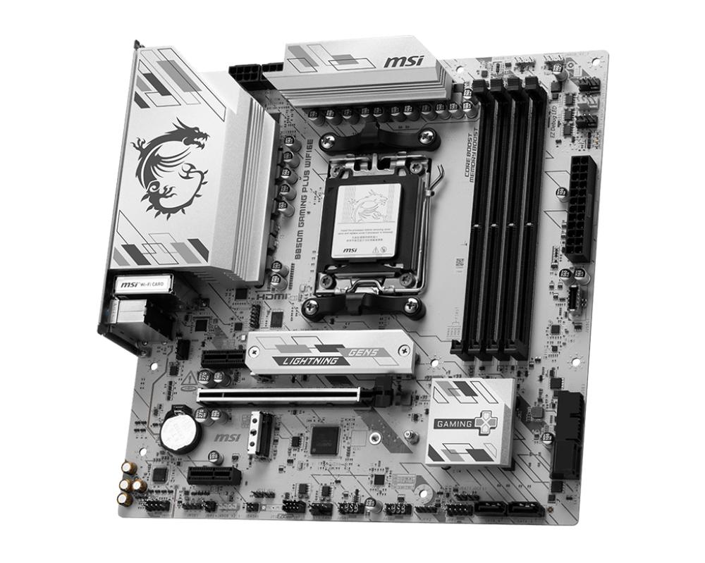 PLACA BASE MSI B850M GAMING PLUS WIFI6E MATX